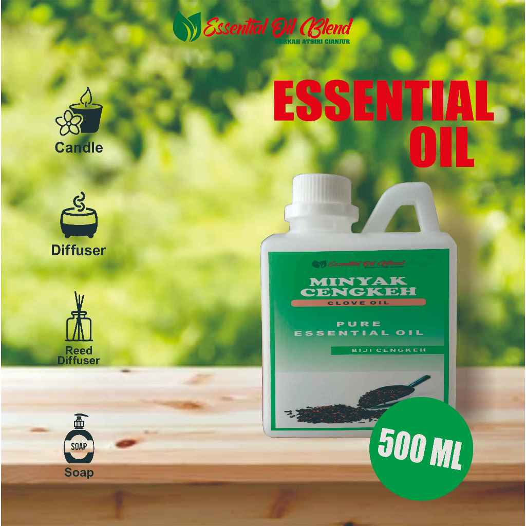 Minyak atsiri cengkeh Netto : 500ml
