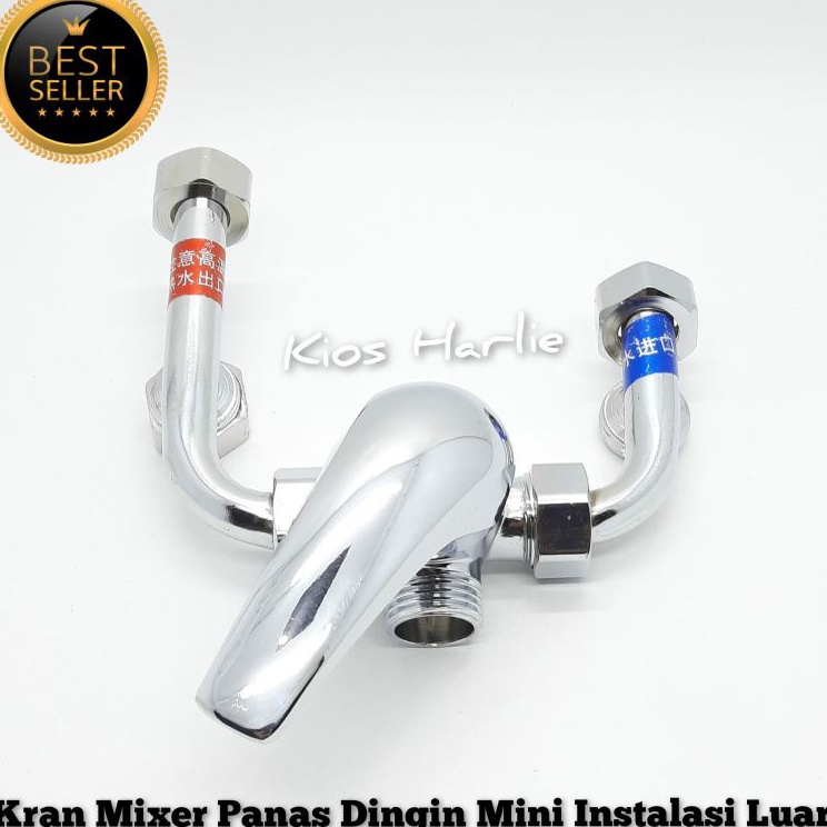 kran mini mixer water heater kran mixer instalasi luar