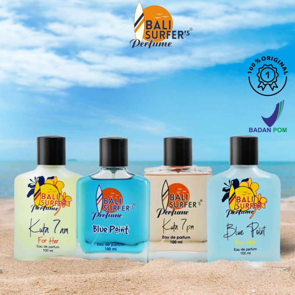 KODE K84Q Bali Surfers Parfum Papan Selancar Blue Point Parfum Bali Surfer Blue Point BSP Blue Point