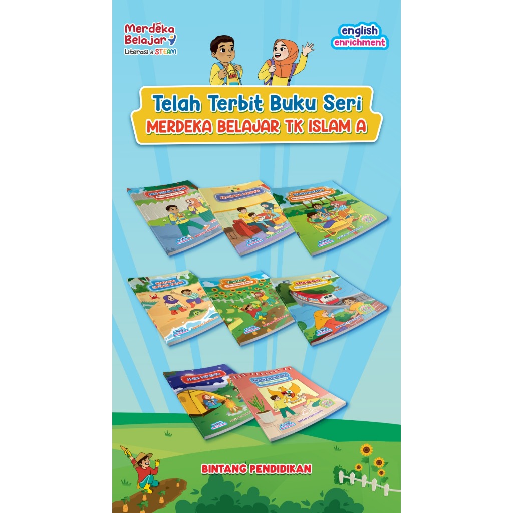 Buku seri Merdeka Belajar TK ISLAM A dan TK ISLAM B