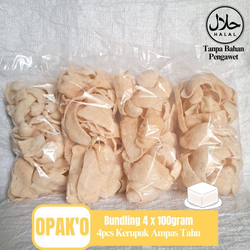 

PAKET BUNDLING 4 PCS KERUPUK AMPAS TAHU