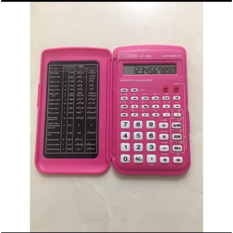 

KALKULATOR ILMIAH CITIZEN CT 108 C / CALCULATOR SCIENTIFIC MURAH WARNA CT 108C
