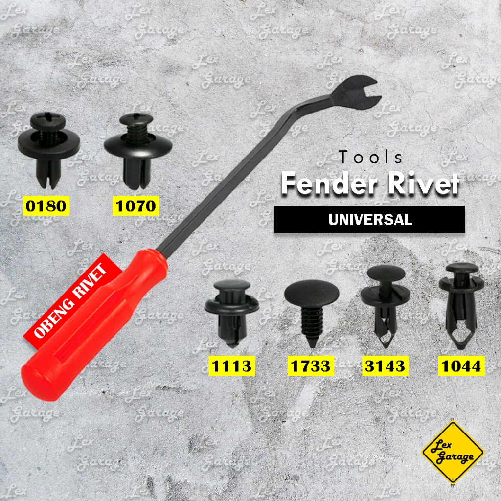 Baut Rivet Mobil Motor Universal Kancing Klip Plastik Bemper Bumper Doortrim Body Toyota Daihatsu Ho