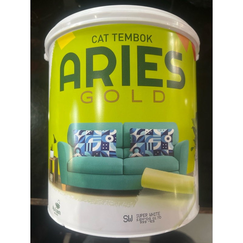 cat tembok Aries Gold