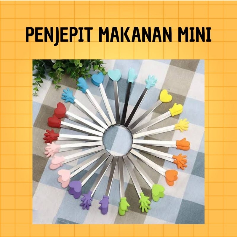 PENJEPIT MAKANAN MINI|PENJEPIT MAKANAN BENTO|PENJEPIT STAINLESS|JEPITAN MAKANAN
