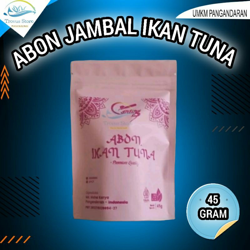 

Abon Ikan Tuna Kualitas Premium 45 Gram Super Bersih Suplier Ikan Asin Pangandaran