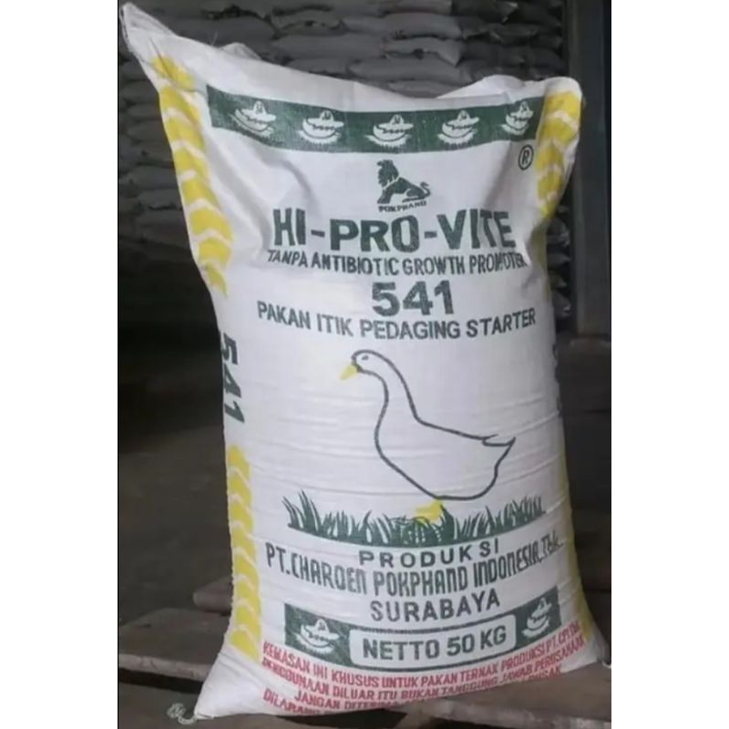 HI PRO VITE 541 Pakan Itik Pedaging Starter 15Kiloan