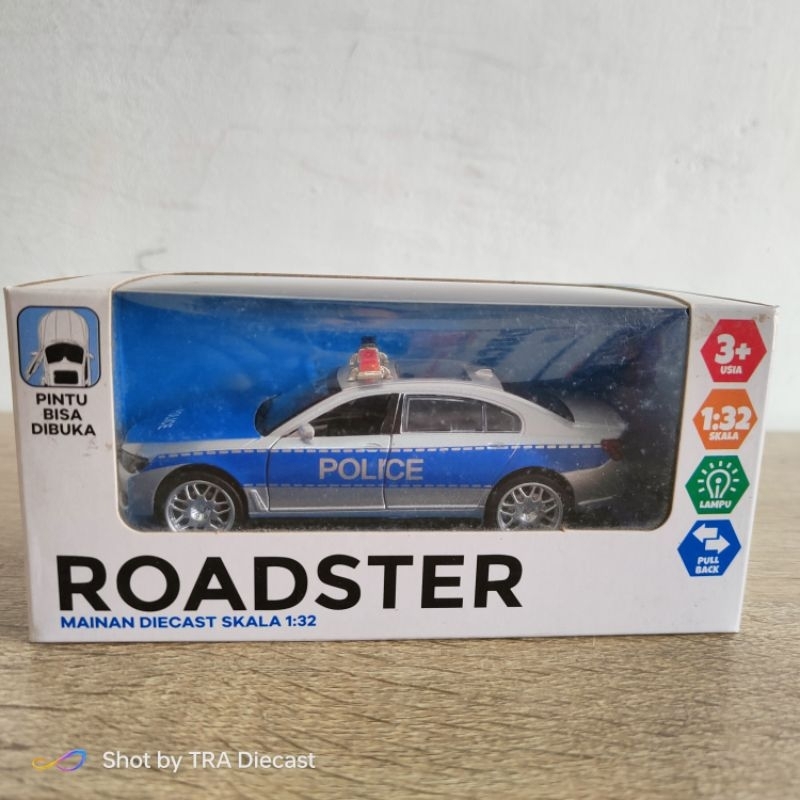 Diecast Mobil Police Car