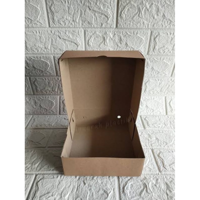 KOTAK NASI 22×22 | KOTAK NASI KRAFT | KOTAK NASI COKLAT