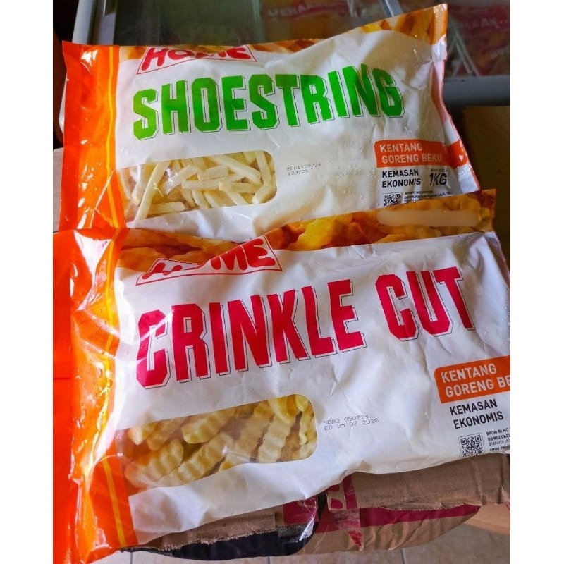 Mayo Frozen - KENTANG GORENG HOME 1 KG Shoestring & Crinkle