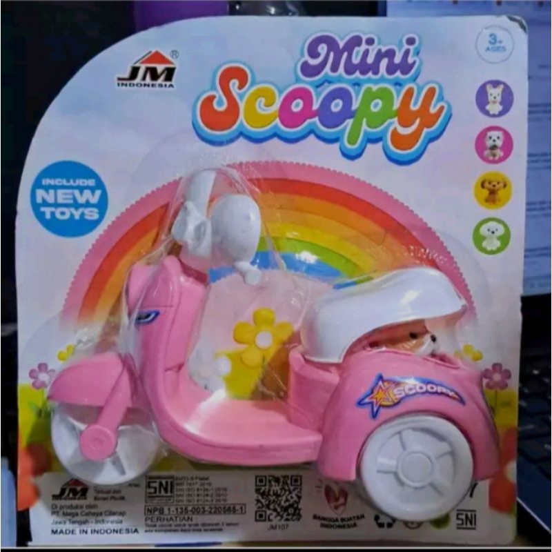 Mainan Edukasi Anak Motor Scoopy Mini JM107