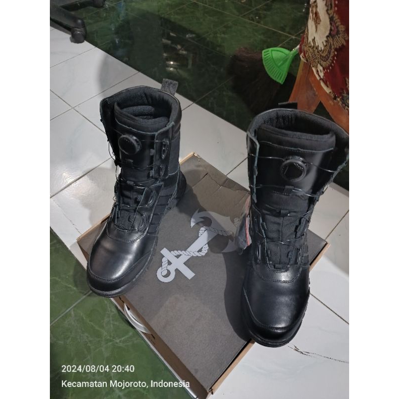 SEPATU PDL TALI PUTAR TNI AL