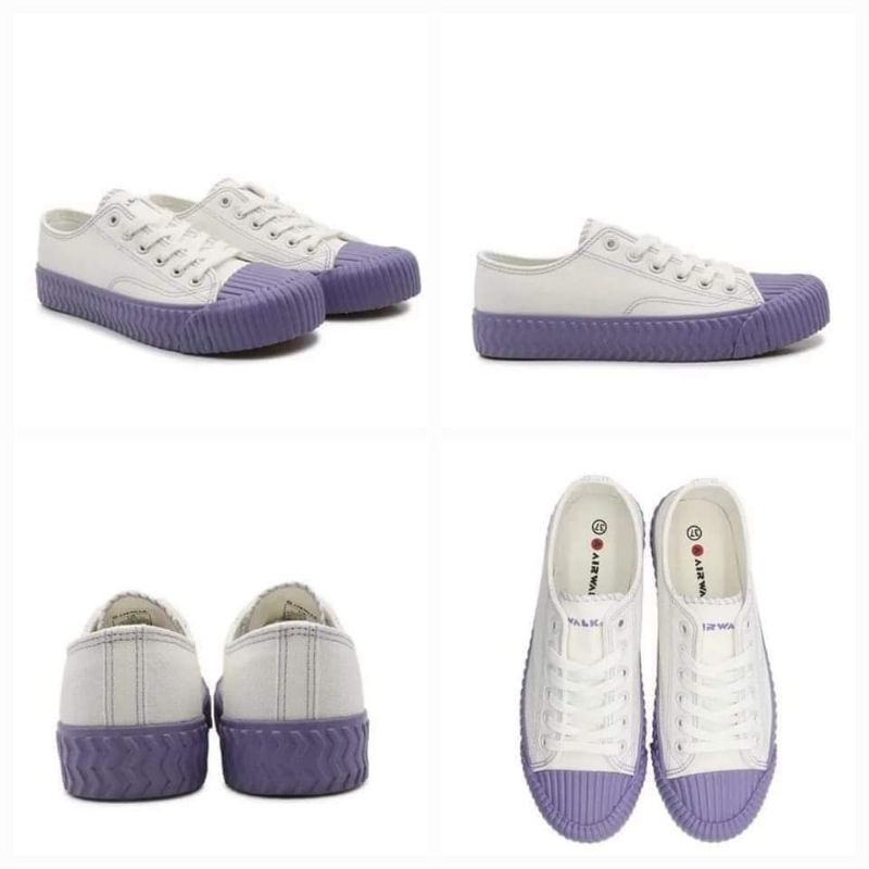 SALEEE 100% Original AIRWALK SHARON- PUTIH/LILAC Women's Sneakers