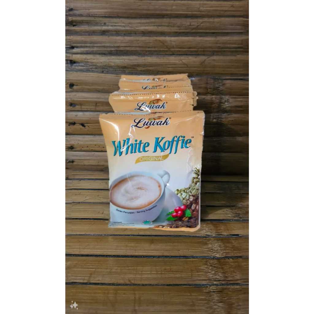 

Kopi Luwak White koffie Sachet 20gr per renteng 10pc