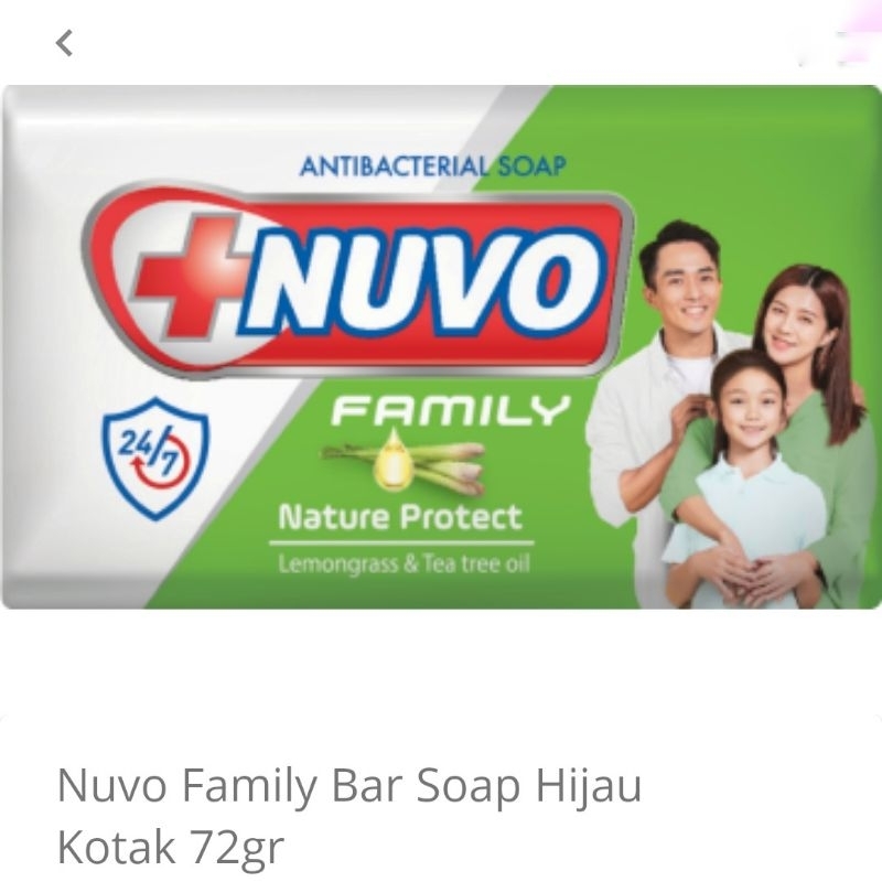 sabun batang nuvo batang all variant 72 gr