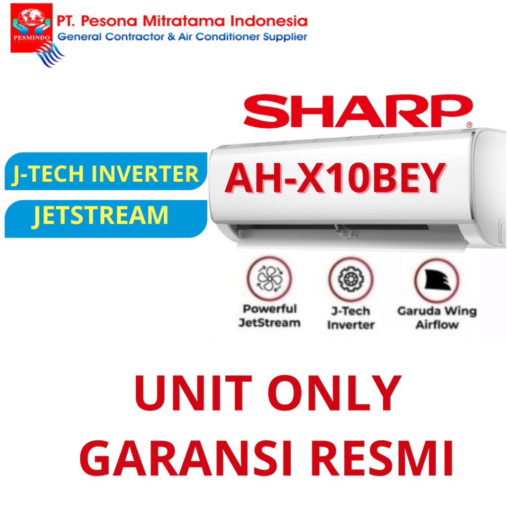 SHARP AC 1PK J-TECH INVERTER AH-X10BEY