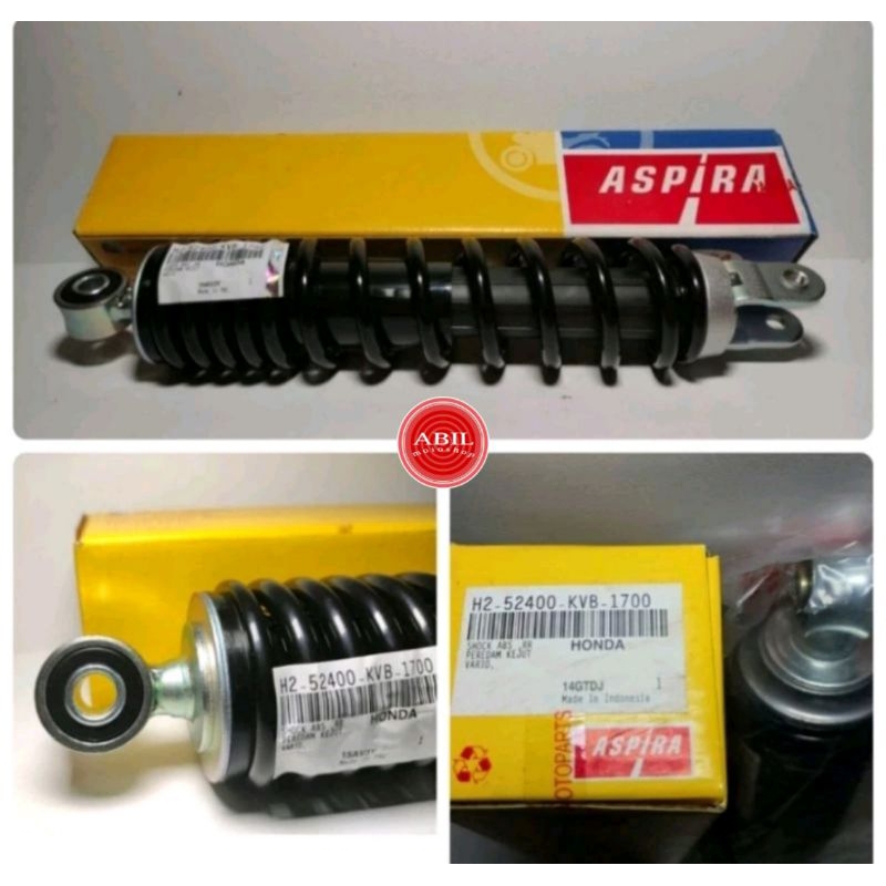 shockbreaker ASPIRA shock belakang beat karbu, vario karbu, scoopy karbu