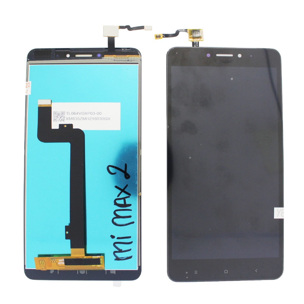 LCD LAYAR GAMBAR XIA MI MAX 2 + TS_ HITAM ORI IN5 * = MIMAX2 MI MAX2
