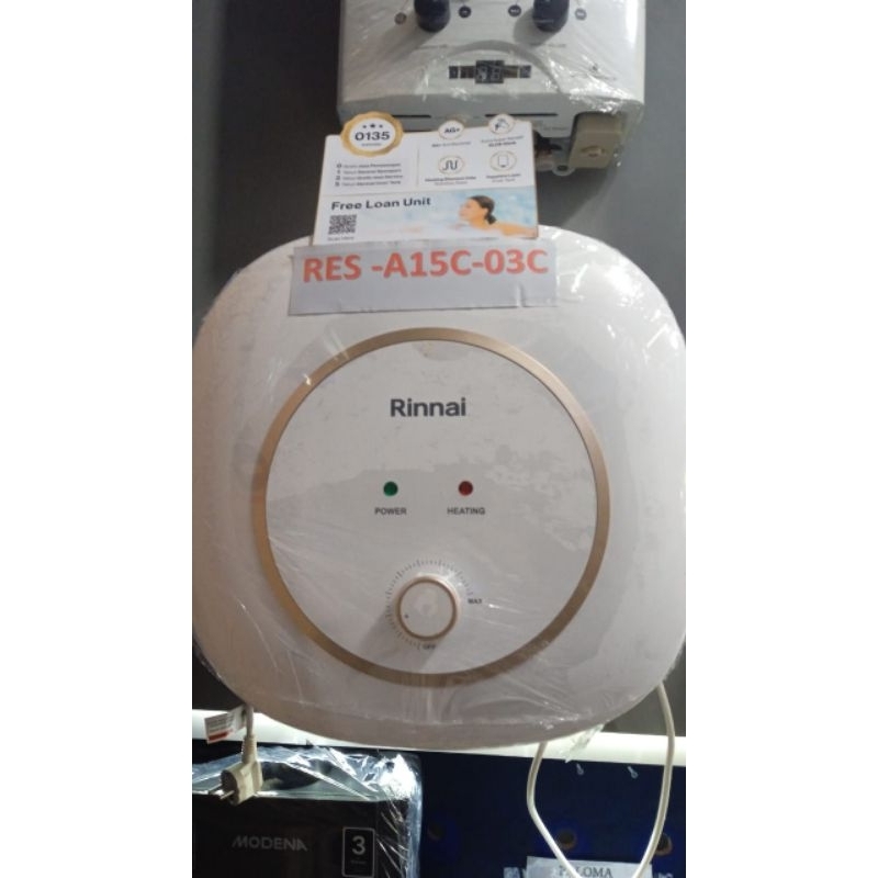 Water Heater RINNAI RES-A15C-03C / Water Heater Listrik Rinnai