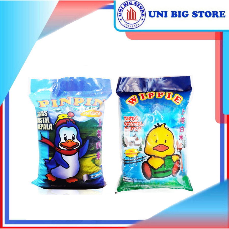 

Beras Wippie | PIN PIN Kristal Kepala Premium Rice Grain 25 kg