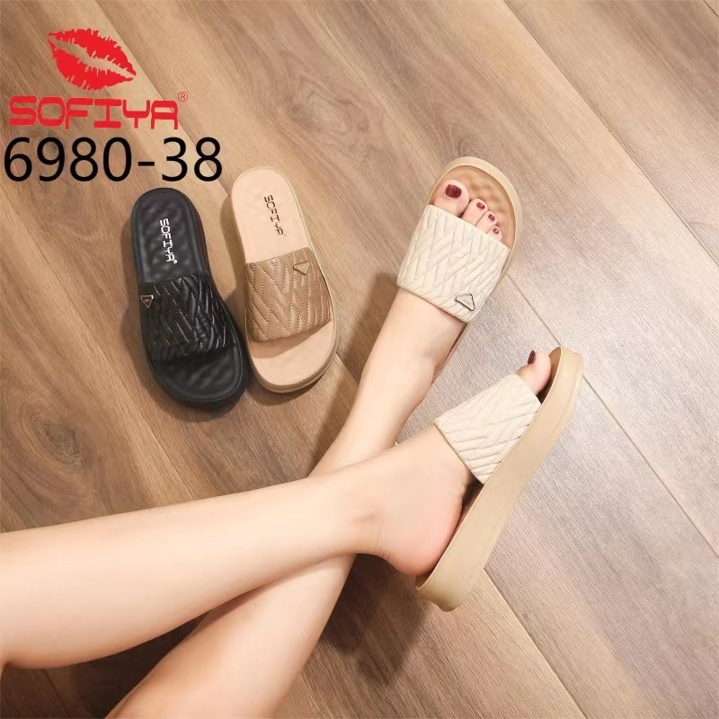 [BISA COD] SOFIYA ORI 6980-38 SANDAL WEDGES WANITA IMPORT / WEDGES 3 CM / WEDGES KASUAL CANTIK