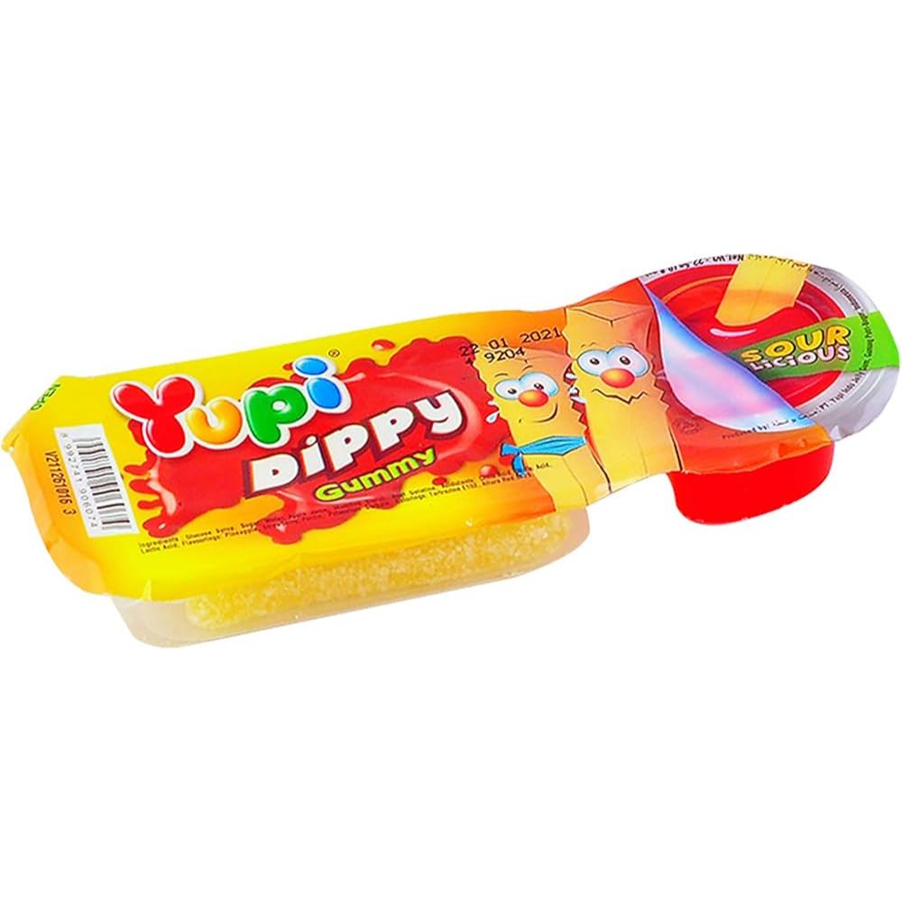 

Yupi Dippy Gummy With Sour Sauce 22.5g/Yupi Gummi Fries 15g