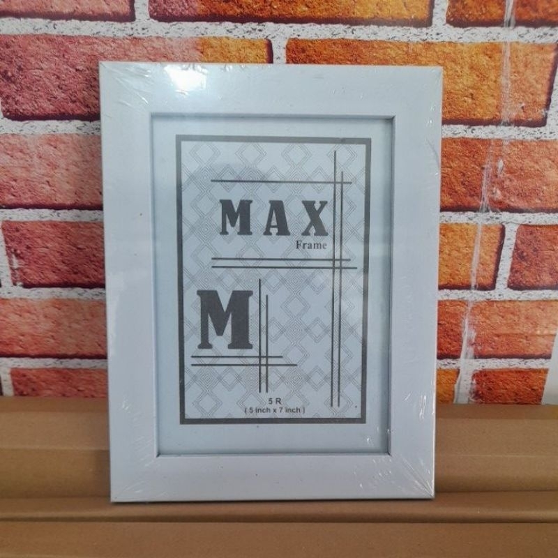 frame 5R pajangan dinding hiasan meja(pakai Kaca)