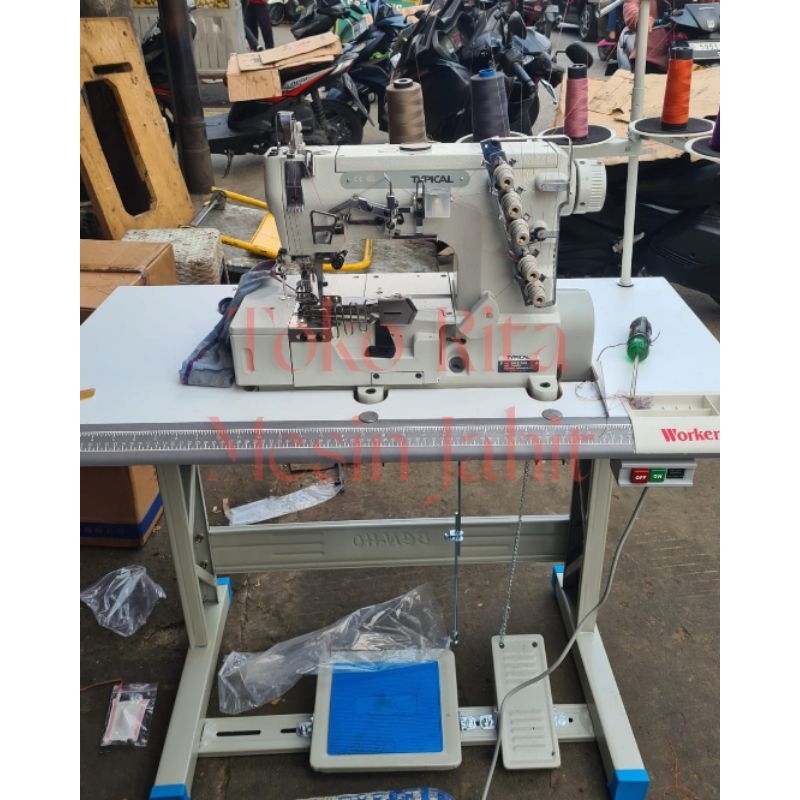 satu set mesin overdeck typical type GK31500 corong dinamo servo