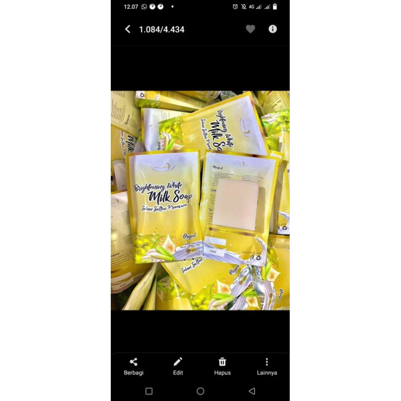 Sabun susu Sultan ehabeauty 80gr grosir
