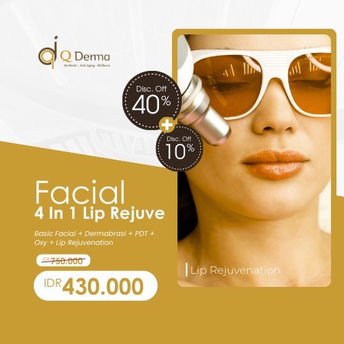 FACIAL 4IN1 LIP REJUVE - Q Derma