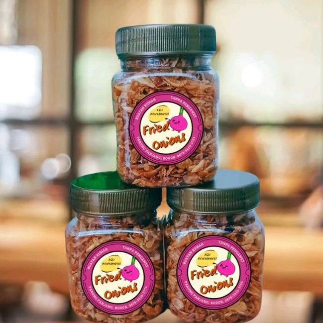 

Bawang goreng asli premium | Fried Onions | gratis packing kemasan 85 gram