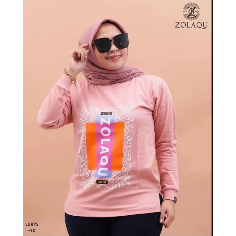 kaos lengan panjang zolaqu