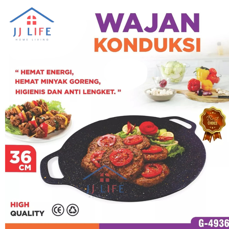 JJ LIFE ALAT PANGGANG BBQ BARBEQUE MULTIGUNA GRILL PAN ANTI LENGKET