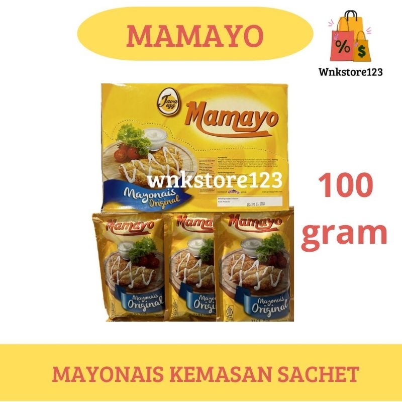 

Mamayo mayonaise original kemasan sachet 100gram