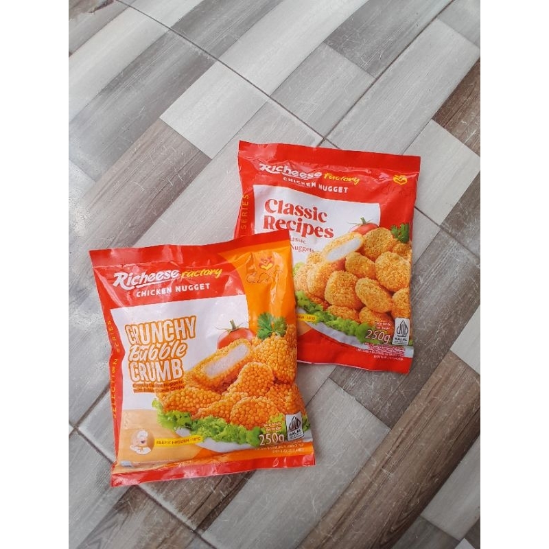

Nuget Richeese factory 250gr / nuget enak / nuget terjangkau