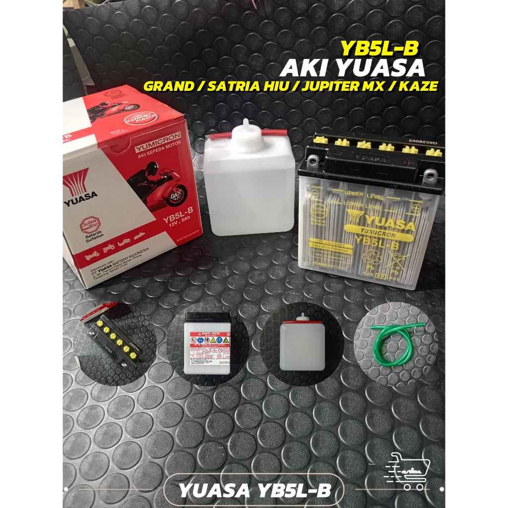 AKI BASAH YB5-LB GRAND SUPRA AKI BASAH YUASA YB5-LB YUASA