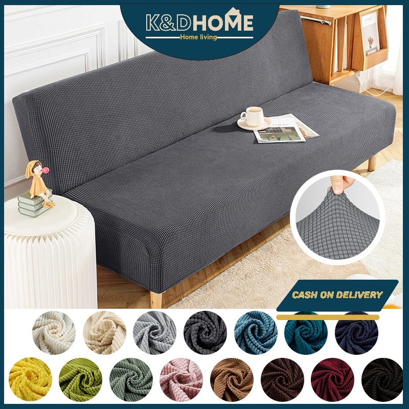 Kiddy Home Sarung Sofa Cover Sofa Bed Sarung Sofa Bed Tebal SOFA BED COVER ELASTIS Tahan Kotoran
