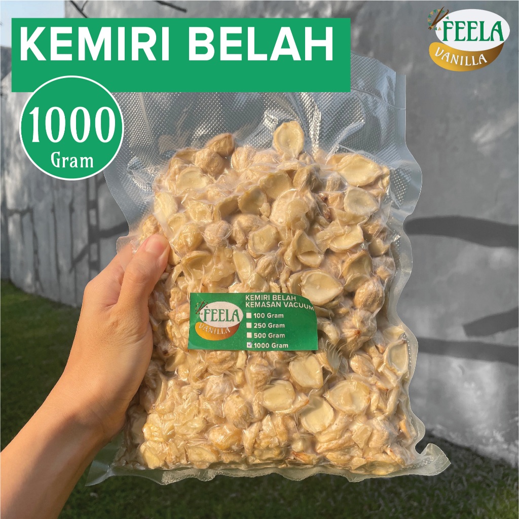 

Kemiri Belah / Kemiri Pecah 1Kg 1000gr 1000 Gram - Biji Kemiri Fresh - Khas NTT