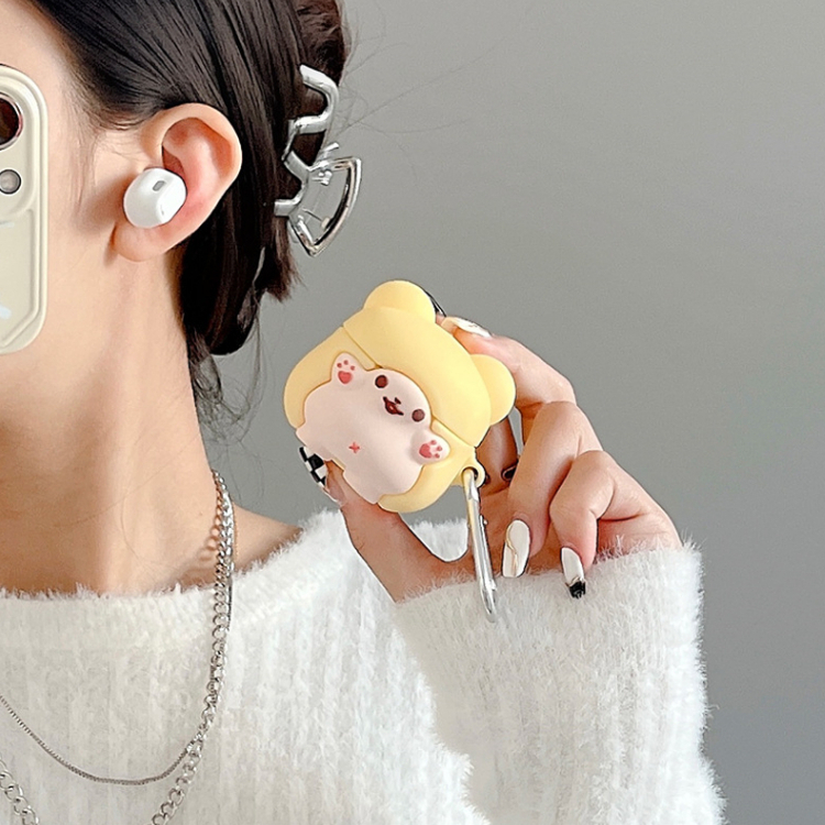 Case WM02 Baseus Encok Earphone Silikon Karakter Kartun WM02 Kode 12 - Bunny