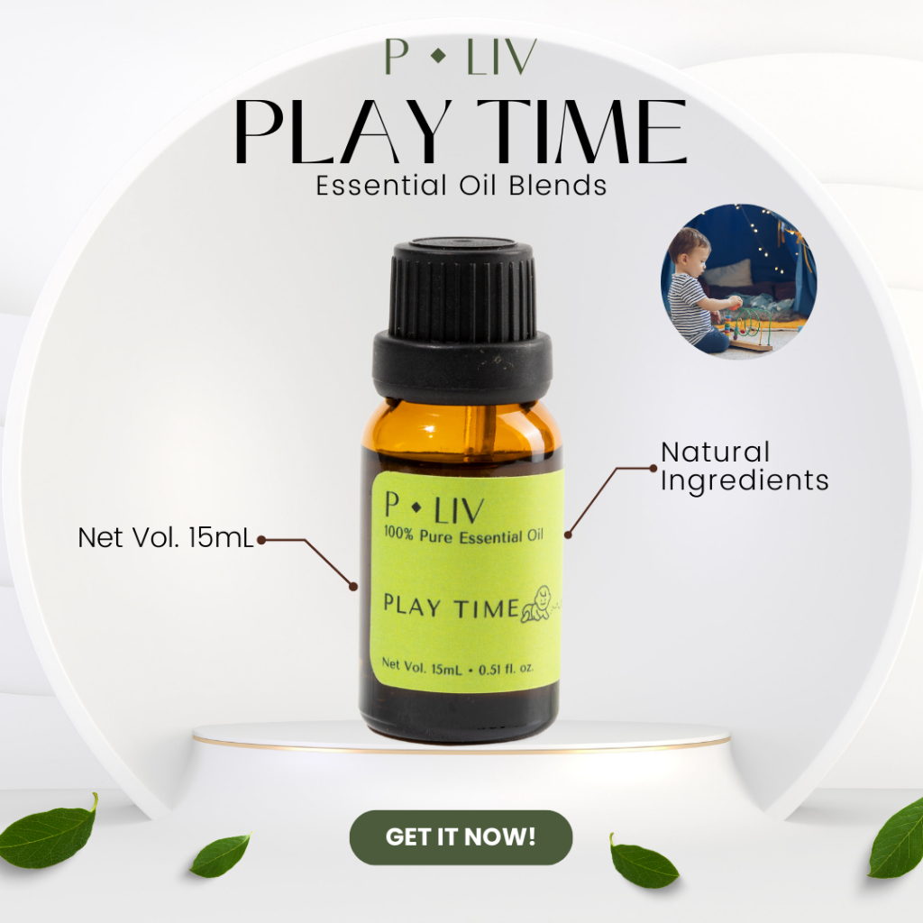 Play Time Baby Bayi - Pure Essential Oil 15ml | Bayi Kecil Anak Kecil | Aromatherapy Oil 15ml | Pewa