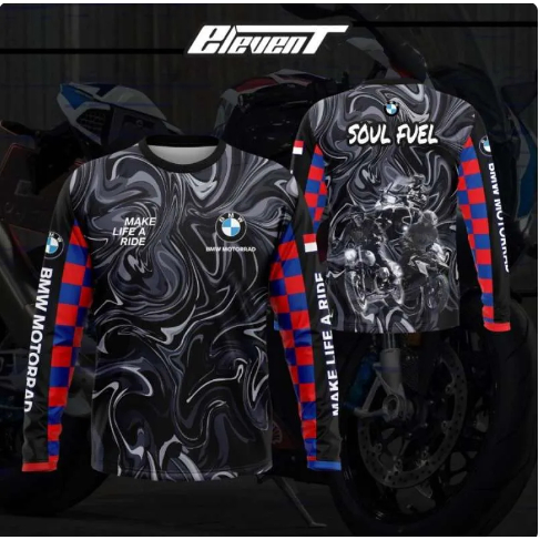 CLOTHING BAJU TSHIRT ATASAN PRINTING BMW GS MOBIL MOTOR TERBARU KEREN HIGH QUALITY