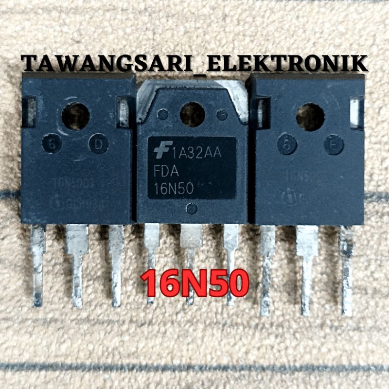 MOSFET 16N50 ORIGINAL FET 16N50 CABUTAN