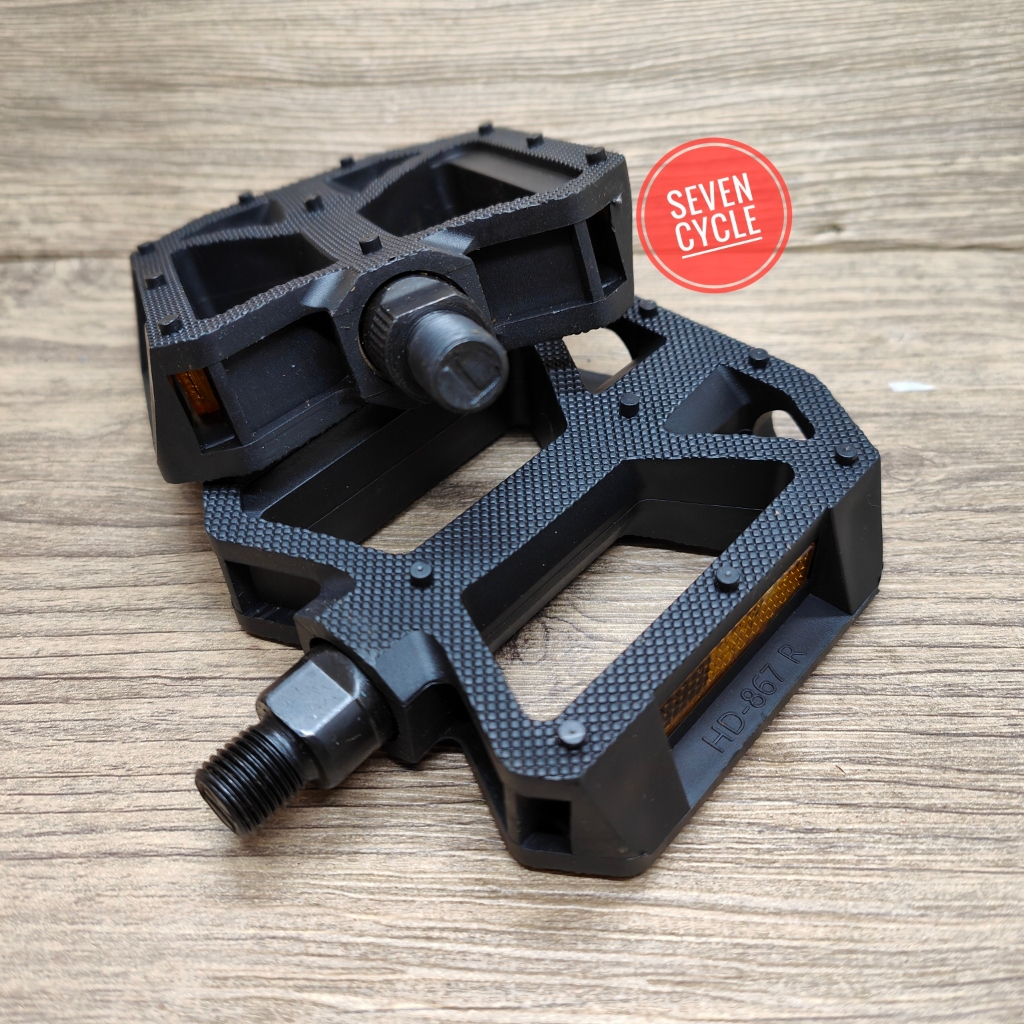 Pedal PVC BMX 20inch PACIFIC PF418 as kecil 1/2 hitam,biru dan merah