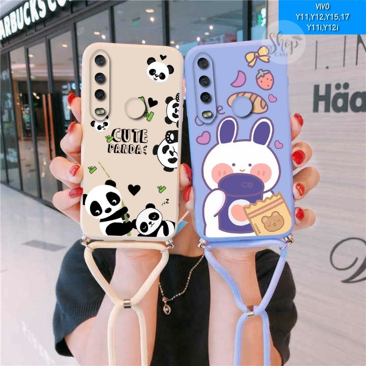 Softcase Motif + Tali VIVO Y12 VIVO Y11 VIVO Y15 VIVO Y17 VIVO Y11i VIVO Y12i Case Y12 Case Y11 Case