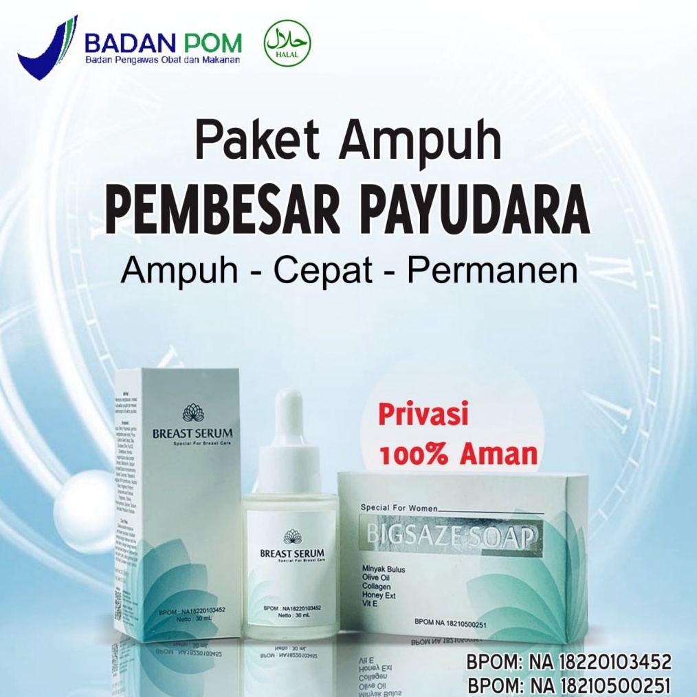 BREASERUM Pembesar Payudara  Sabun Pembesar Payudara Terbaik  Pembesar Bokong  Suplemen Payudara  Pe