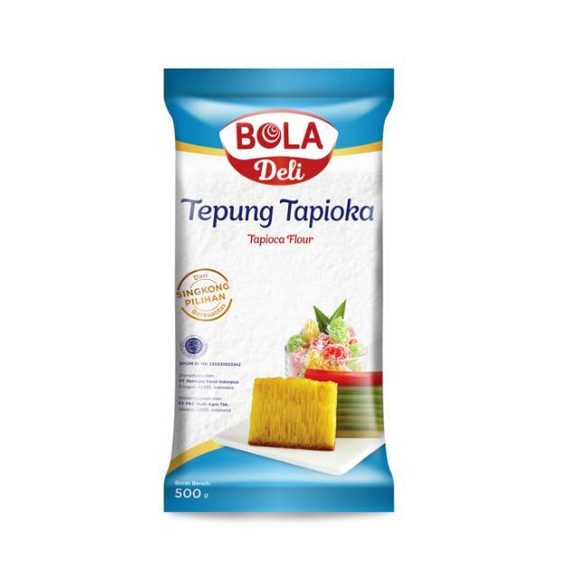 

Tepung Tapioka | Tepung Kanji Bola Deli 500gr