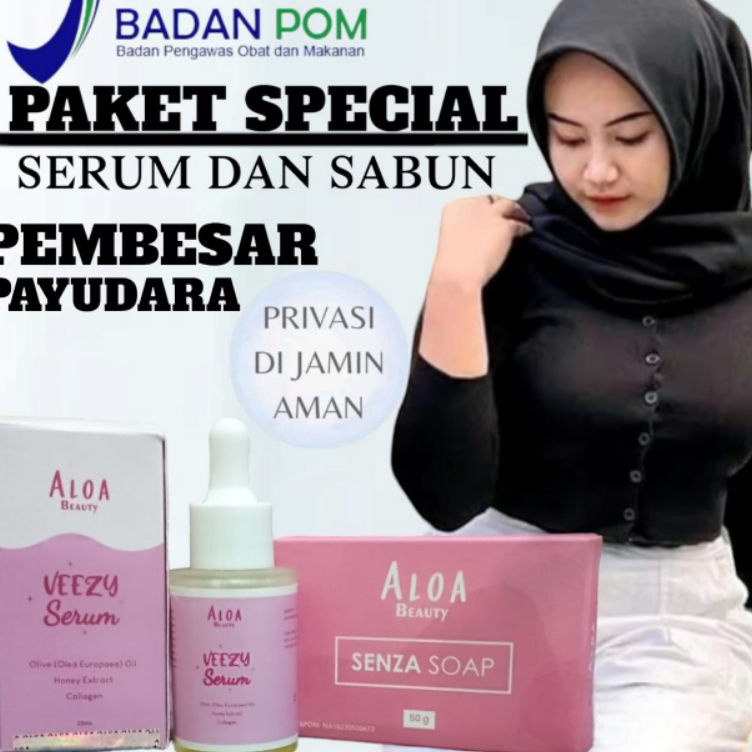 1 PERAWATAN PAYUDARA PAKET VEEZY SERUM DAN SENZA SOAP PEMBESAR PAYUDARA SUDAH HASIL LEBIH CEPAT DAN 