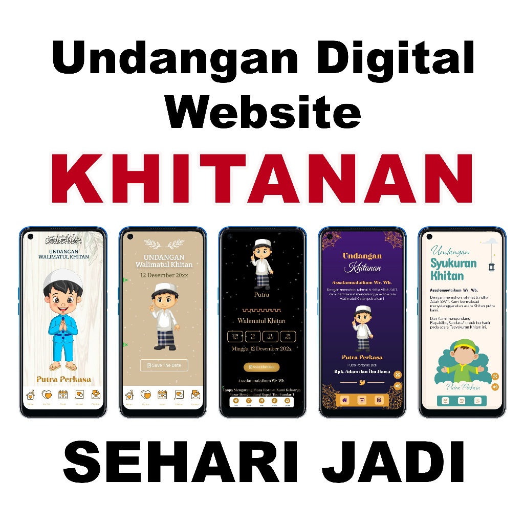 Undangan Digital Website Khitanan