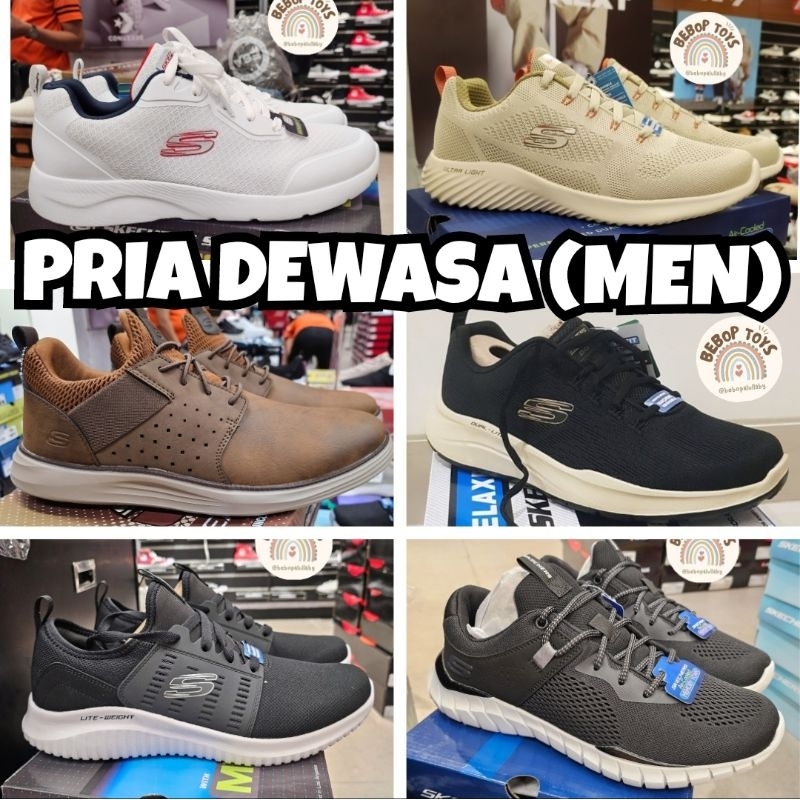 [SIZE 39-44] SEPATU SKECHERS PRIA DEWASA ORIGINAL RUNNING GIRL LARI OLAHRAGA skechers SHOES SKICHER 