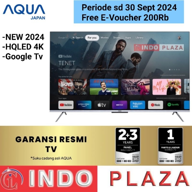 TV AQUA 50 INCH HLED GOOGLE TV AQT50P750UX